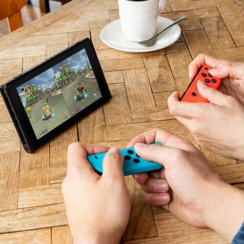 Nintendo Switch V2 2019 bærbar spilkonsol 15,8 cm (6.2") 32 GB Berøringsskærm Wi-Fi Sort, Blå, Rød