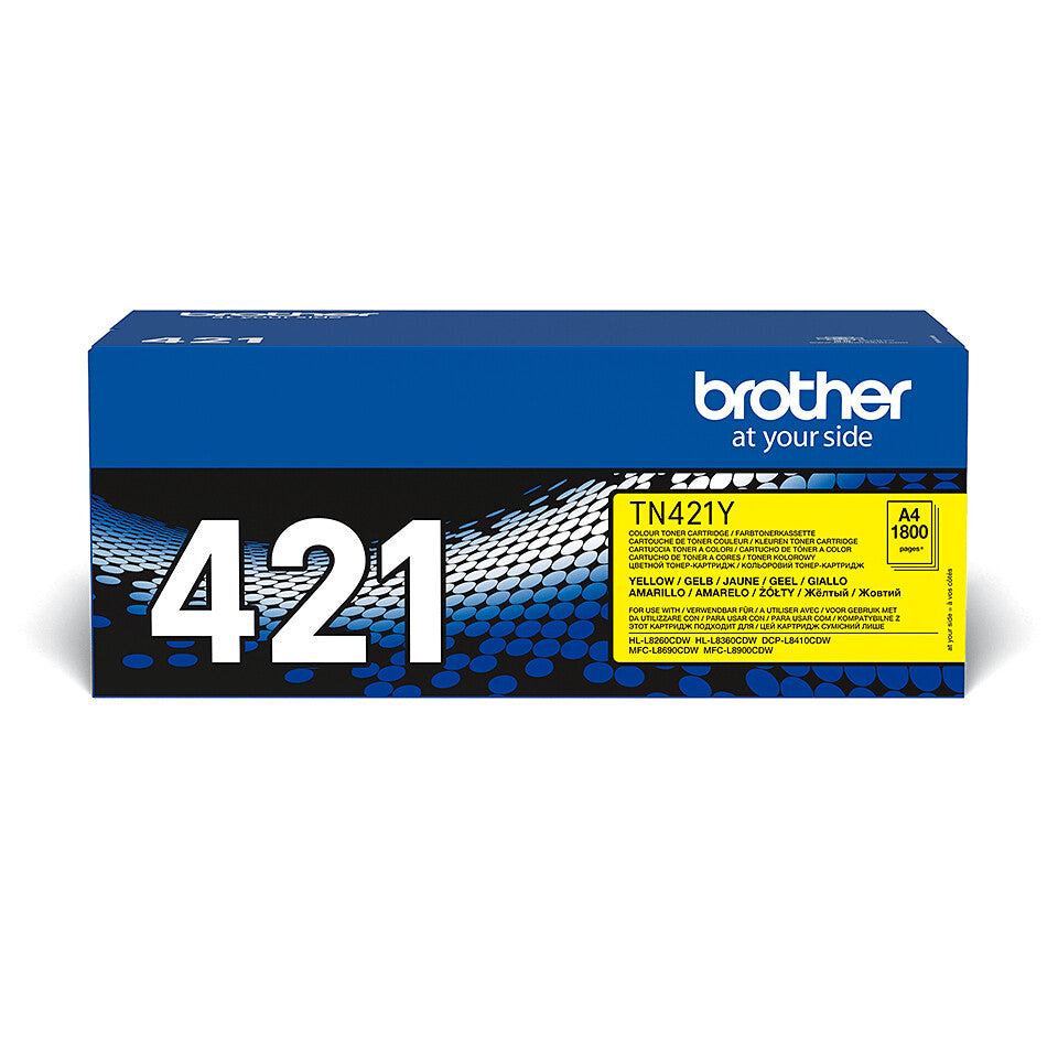 Brother TN-421Y tonerpatron 1 stk Original Gul