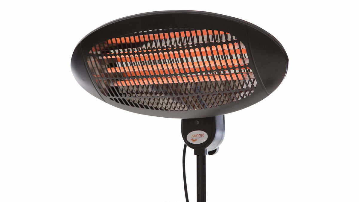 Sunred SMQ2000A electric space heater Indoor & outdoor Black 2000 W Quartz electric space heater