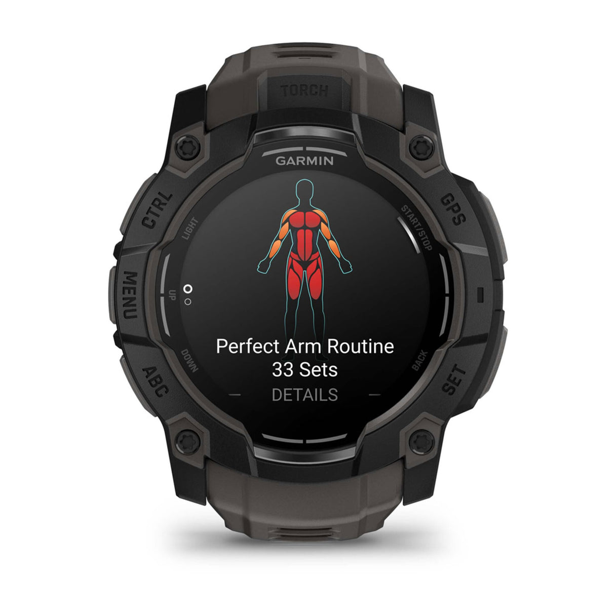 Garmin Instinct 3 AMOLED 3,3 cm (1.3") 50 mm Digital 416 x 416 pixel Berøringsskærm Sort GPS (satellit)