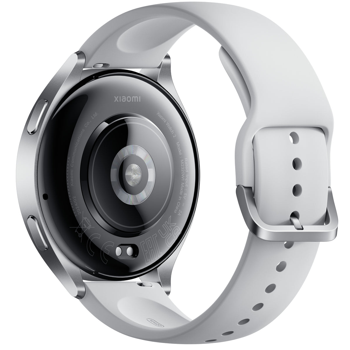 Xiaomi Watch 2 3,63 cm (1.43") AMOLED 46 mm Digital 466 x 466 pixel Berøringsskærm Sølv Wi-Fi GPS (satellit)