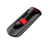 SanDisk Cruzer Glide USB-nøgle 64 GB USB Type-A 2.0 Sort, Rød