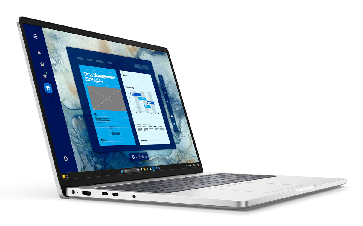 DELL Pro 16 PC16250 Intel Core Ultra 5 235U Laptop 40,6 cm (16") Full HD+ 16 GB DDR5-SDRAM 512 GB SSD Wi-Fi 6E (802.11ax) Windows 11 Pro Platin, Sølv