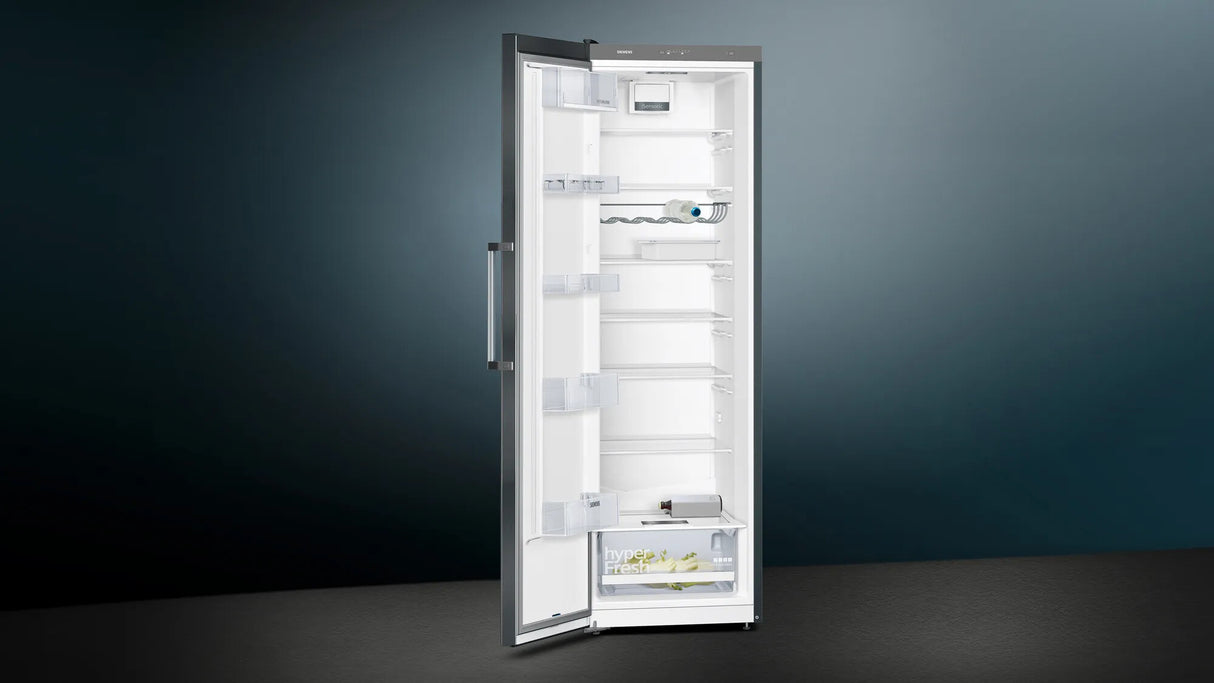 Siemens iQ300 KS36VGXDP køleskab Fritstående 346 L Sort