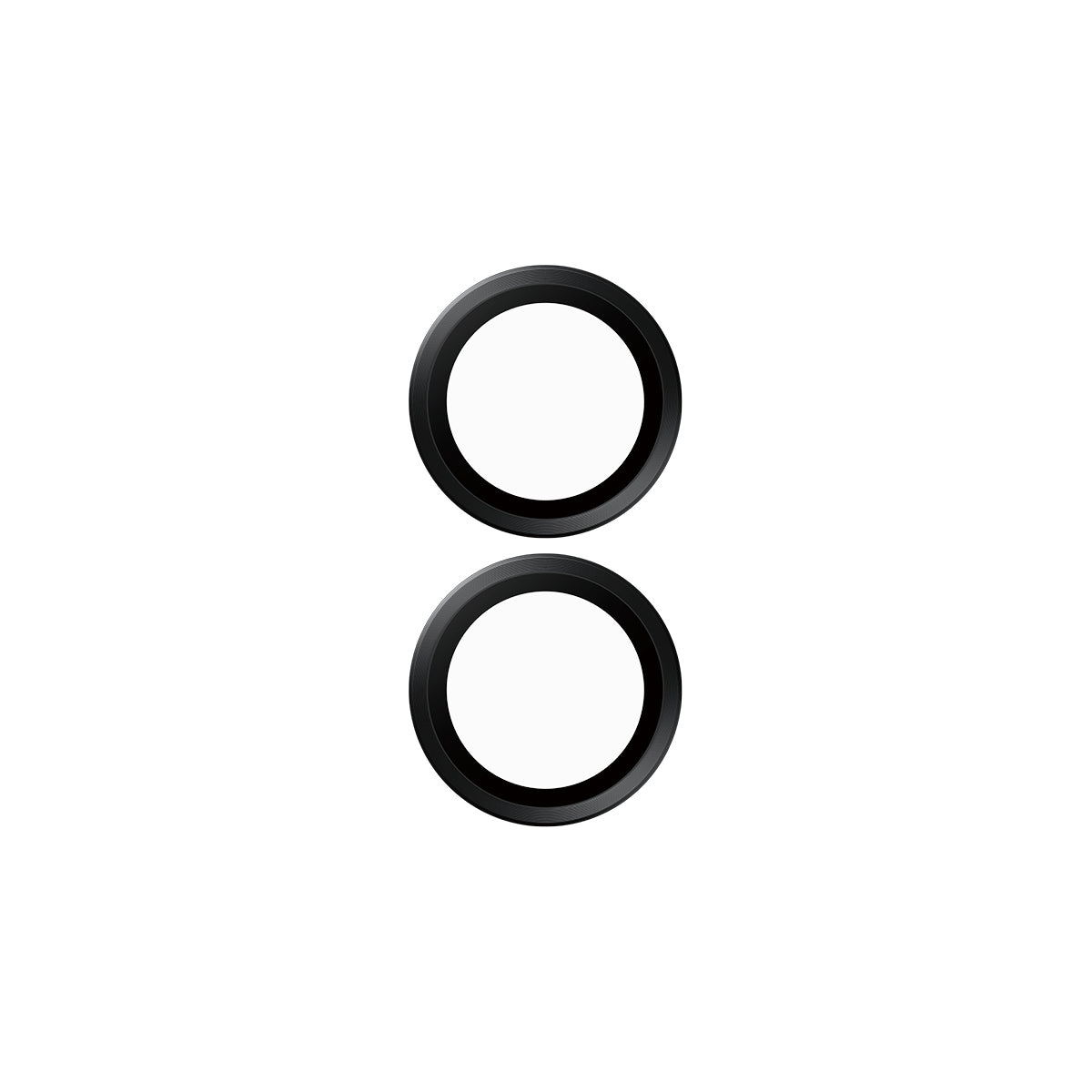 PanzerGlass ® Hoops® Sort Kameralinsebeskytter iPhone 16 | 16 Plus