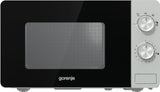 Gorenje MO20E1S Sort, Rustfrit stål Solo mikroovn Over komfuret 20 L 800 W