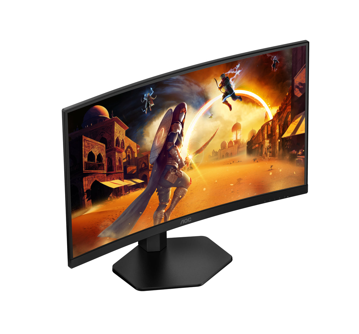 AOC G4 CQ27G4X computerskærm 68,6 cm (27") 2560 x 1440 pixel Quad HD LCD Sort
