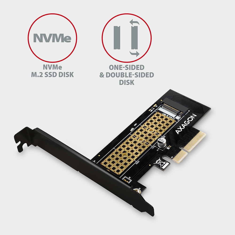 Axagon PCEM2-N interface-kort/adapter Intern M.2