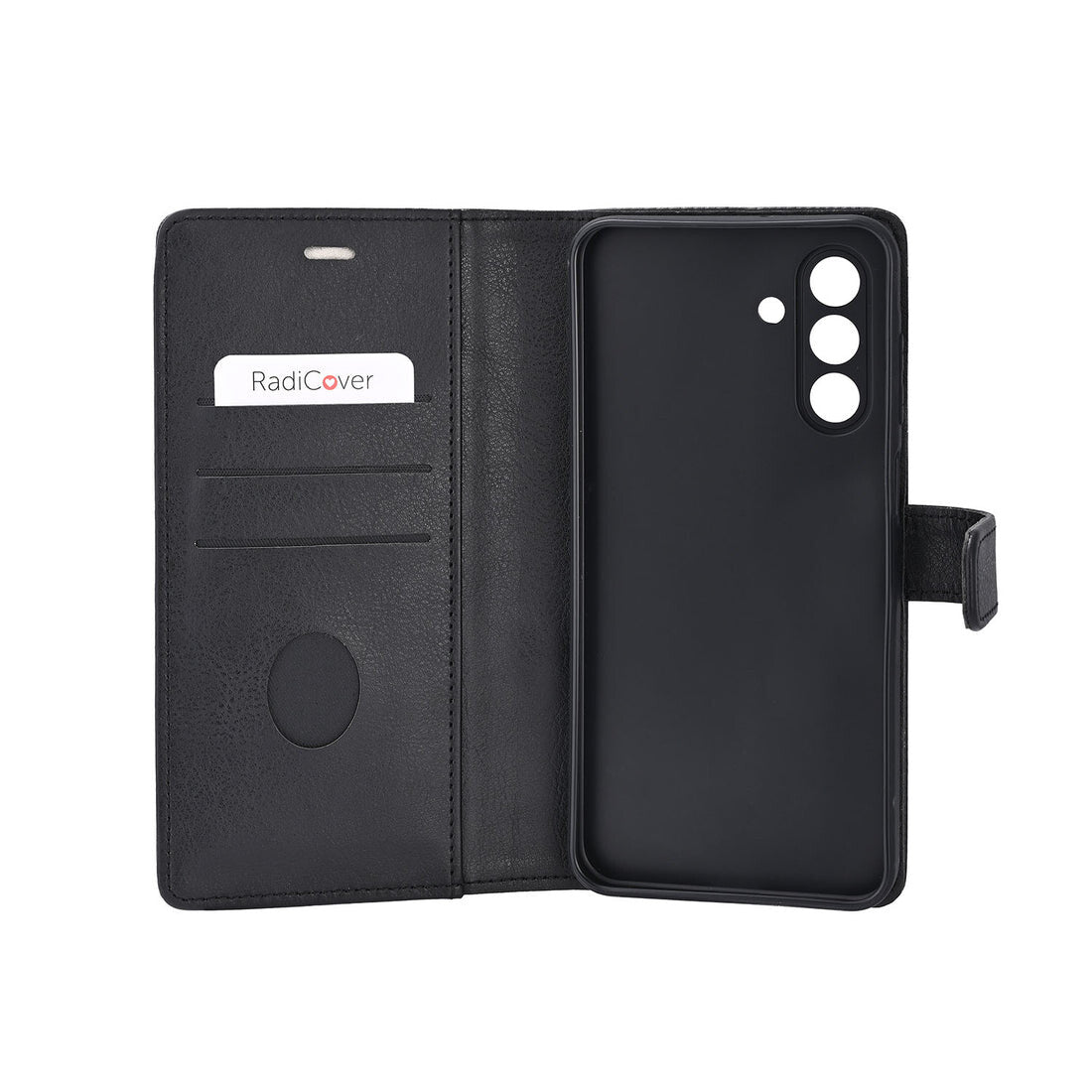 Radicover RAD304 mobiltelefon etui 17 cm (6.7") Tegnebogsetui Sort