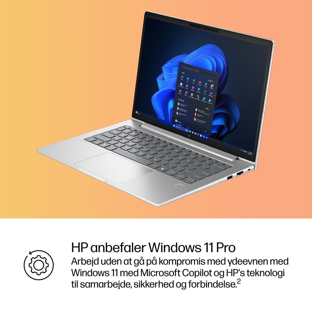 HP EliteBook 6 G1i AI Intel Core Ultra 5 225U Laptop 35,6 cm (14") WUXGA 24 GB DDR5-SDRAM 512 GB SSD Wi-Fi 7 (802.11be) Windows 11 Pro AI PC Sølv
