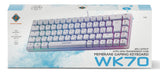 Deltaco Gaming WK70 60% keyboard, semi transparent case whit