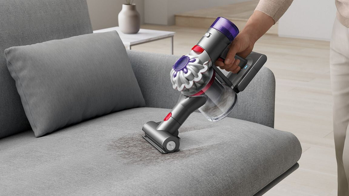 Dyson 586120-01 håndholdt støvsuger Grå, Rød, Violet Poseløs