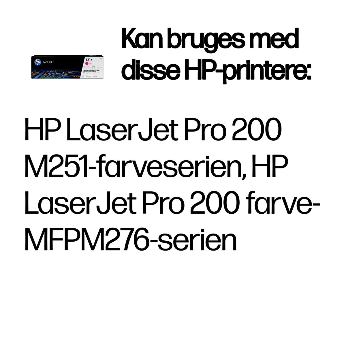 HP 131A Magenta 1800 sider Toner CF213A
