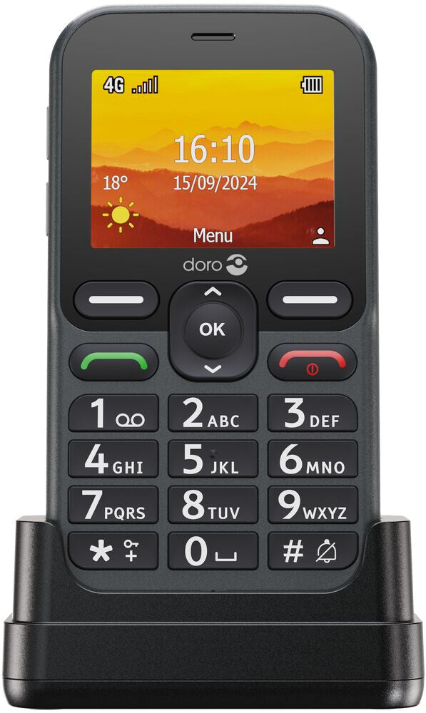 Doro Leva L10 6,1 cm (2.4") 120,7 g Sort Feature telefon