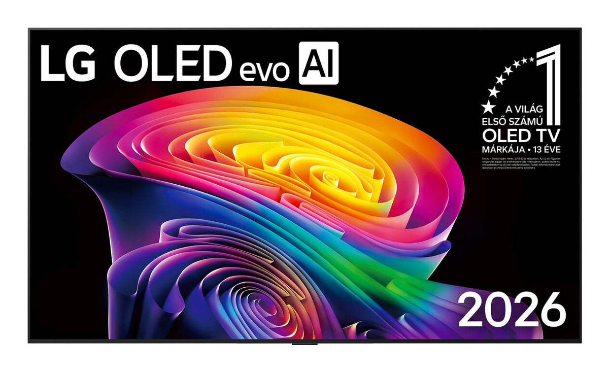 LG OLED evo AI OLED77C61LA 195,6 cm (77") 4K Ultra HD Smart TV Wi-Fi Sort
