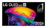 LG OLED evo AI OLED77C61LA 195,6 cm (77") 4K Ultra HD Smart TV Wi-Fi Sort