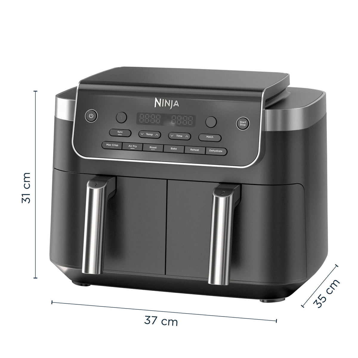 Ninja DualZone 7.6L 2-Drawer Air Fryer - DZ801EU