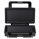 Adler AD 3073 sandwichtoaster 1400 W Sort, Sølv