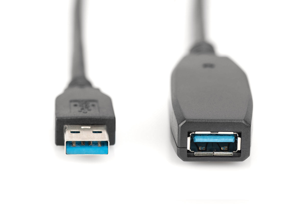 Digitus DA-73105 USB-kabel USB 3.2 Gen 1 (3.1 Gen 1) 10 m USB A 5 Gbit/sek. Sort