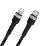 Wozinsky 5907769308758 Lightning kabel 1 m Sort