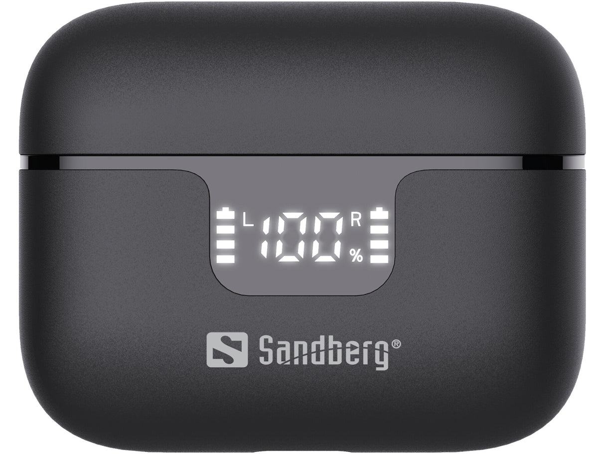 Sandberg 126-52 hovedtelefoner/headset True Wireless Stereo (TWS) I ørerne Musik/hverdag Bluetooth Sort