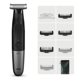 BRAUN Metalgrå/sort Trimmer XT5200