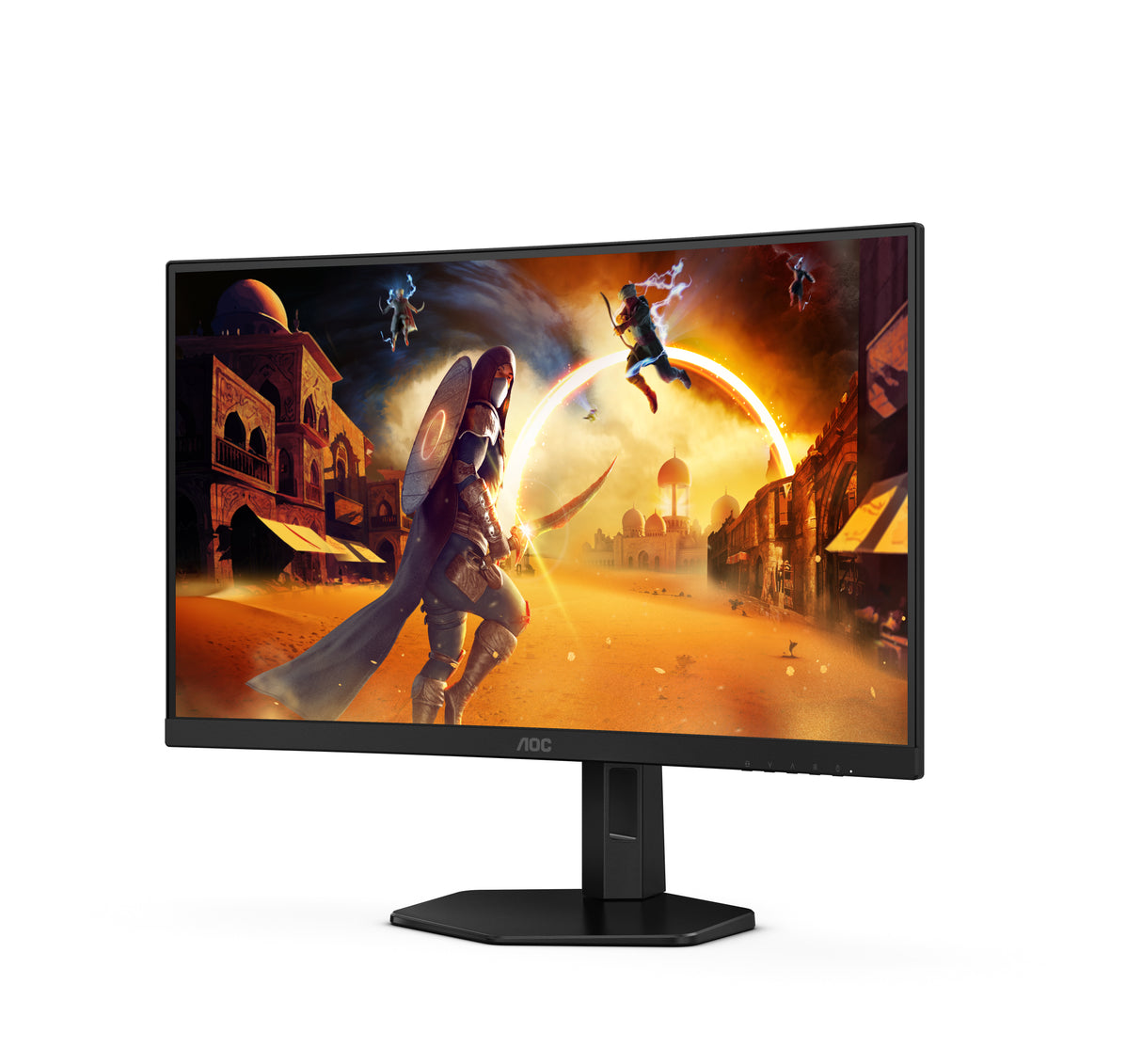 AOC G4 CQ27G4X computerskærm 68,6 cm (27") 2560 x 1440 pixel Quad HD LCD Sort