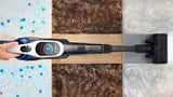 Bosch BCS1041WAC stav støvsuger & elektrisk kost Stick vakuum Batteri Dry HEPA Poseløs 0,4 L 23,5 W Sort, Hvid 4 At