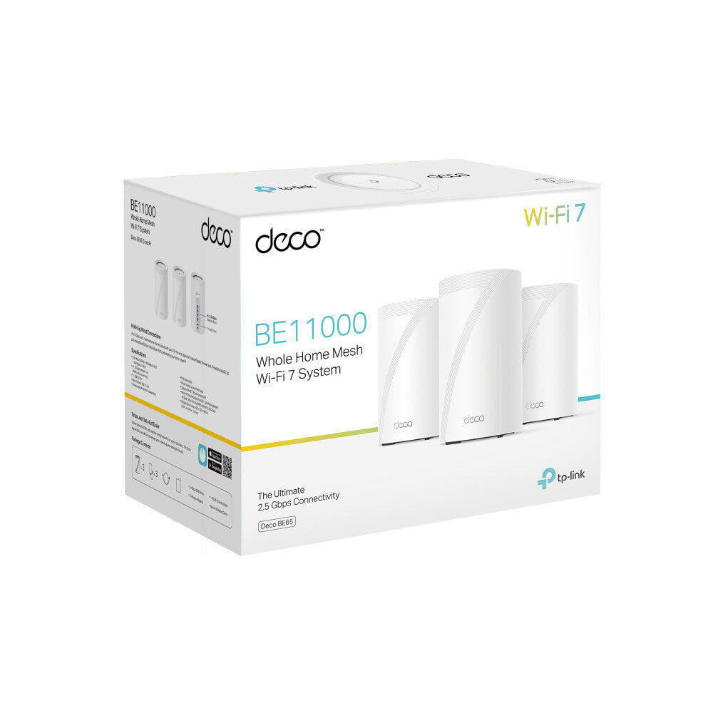 TP-Link BE9300 Tri-band (2,4 GHz/5 GHz/6 GHz) Wi-Fi 7 (802.11be) Hvid 4 Intern