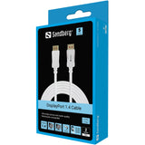 DisplayPort 1.4 8K/60Hz, White (2m)