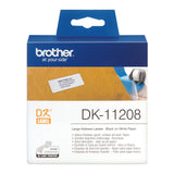 Brother DK-11208 etiketbånd Sort på hvid