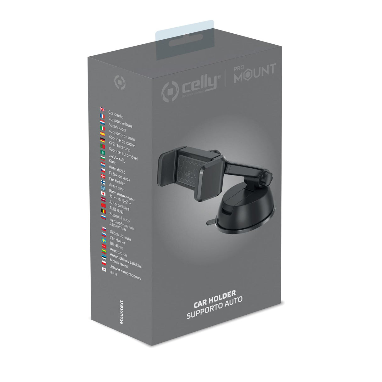 Celly MOUNTEXTBK holder Passiv holder Mobiltelefon/Smartphone Sort