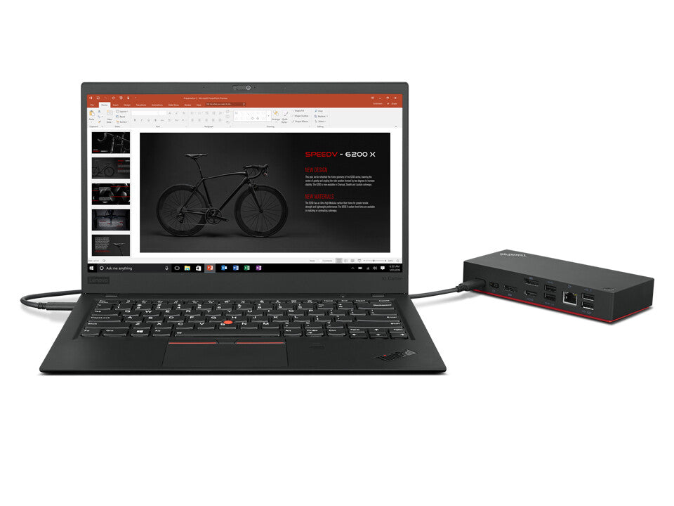 Lenovo ThinkPad Universal USB-C Dock Ledningsført USB 3.2 Gen 1 (3.1 Gen 1) Type-C Sort