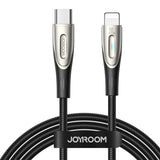 JOYROOM 6941237111456 Lightning kabel 1,2 m Sort