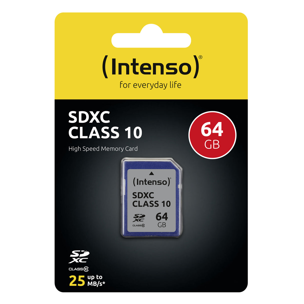 Intenso 3411490 hukommelseskort 64 GB SDXC Klasse 10