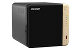 QNAP TS-464 NAS Tower Intel(R) Celeron(R) N5095 8 GB DDR4 0 TB QNAP QTS Black