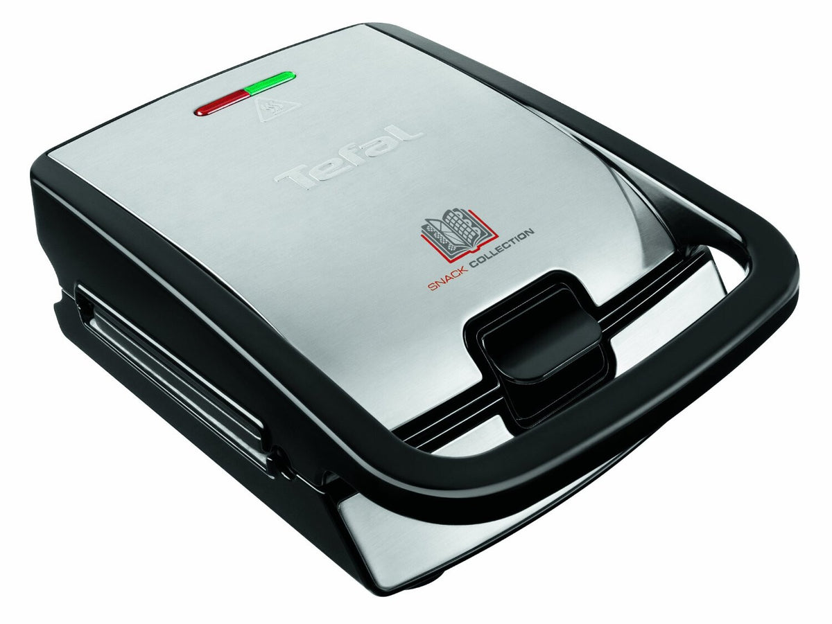 Tefal Snack Collection SW852D sandwichtoaster 700 W Sort, Rustfrit stål