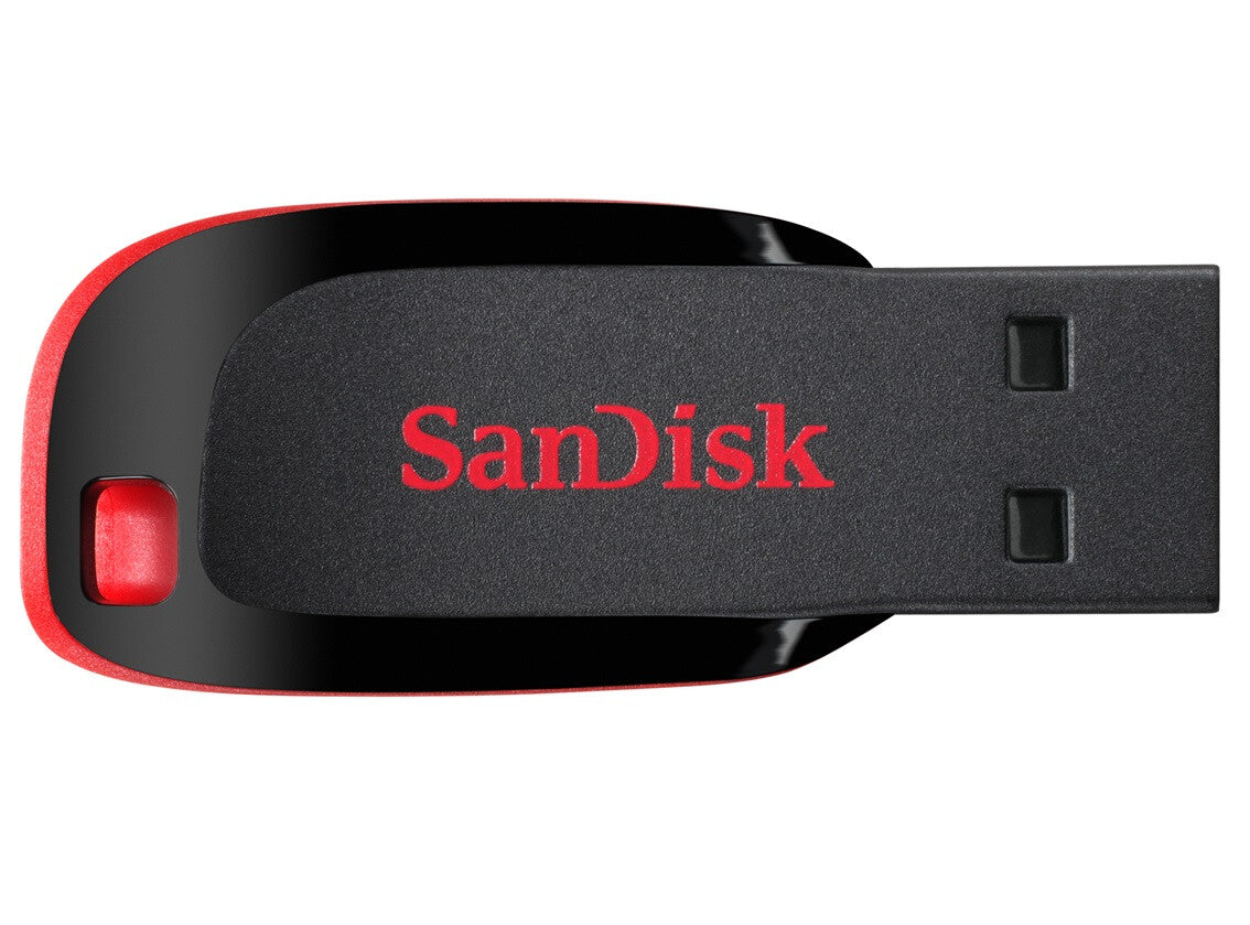 SanDisk Cruzer Blade USB-nøgle 16 GB USB Type-A 2.0 Sort, Rød