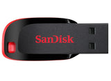 SanDisk Cruzer Blade USB-nøgle 16 GB USB Type-A 2.0 Sort, Rød