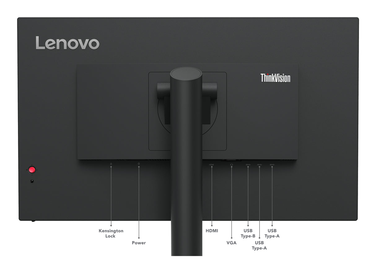 Lenovo ThinkVision T24i-30 LED display 60,5 cm (23.8") 1920 x 1080 pixel Fuld HD Sort