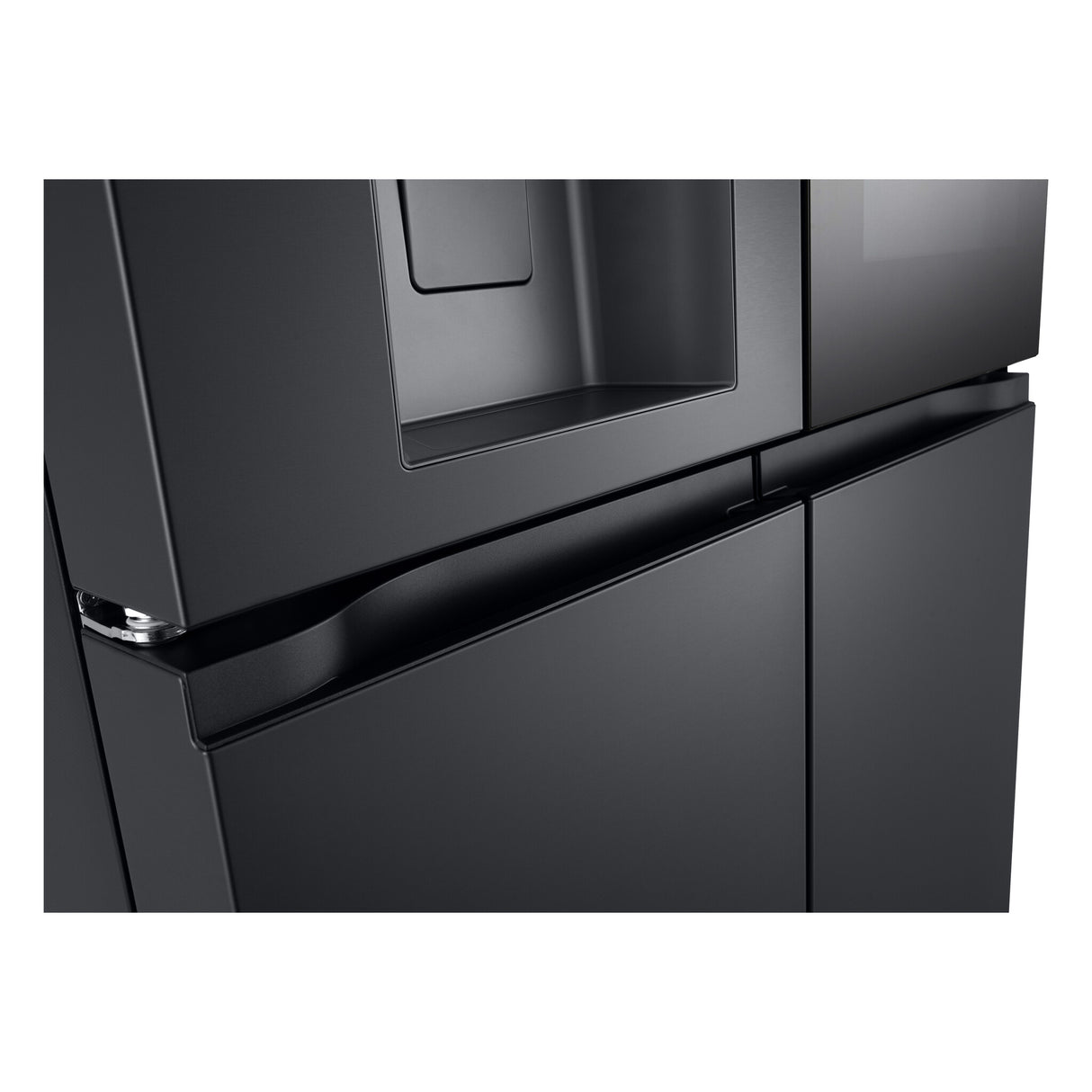 LG InstaView GMG960EVJE side-by-side køle-fryseskab Fritstående 638 L Sort