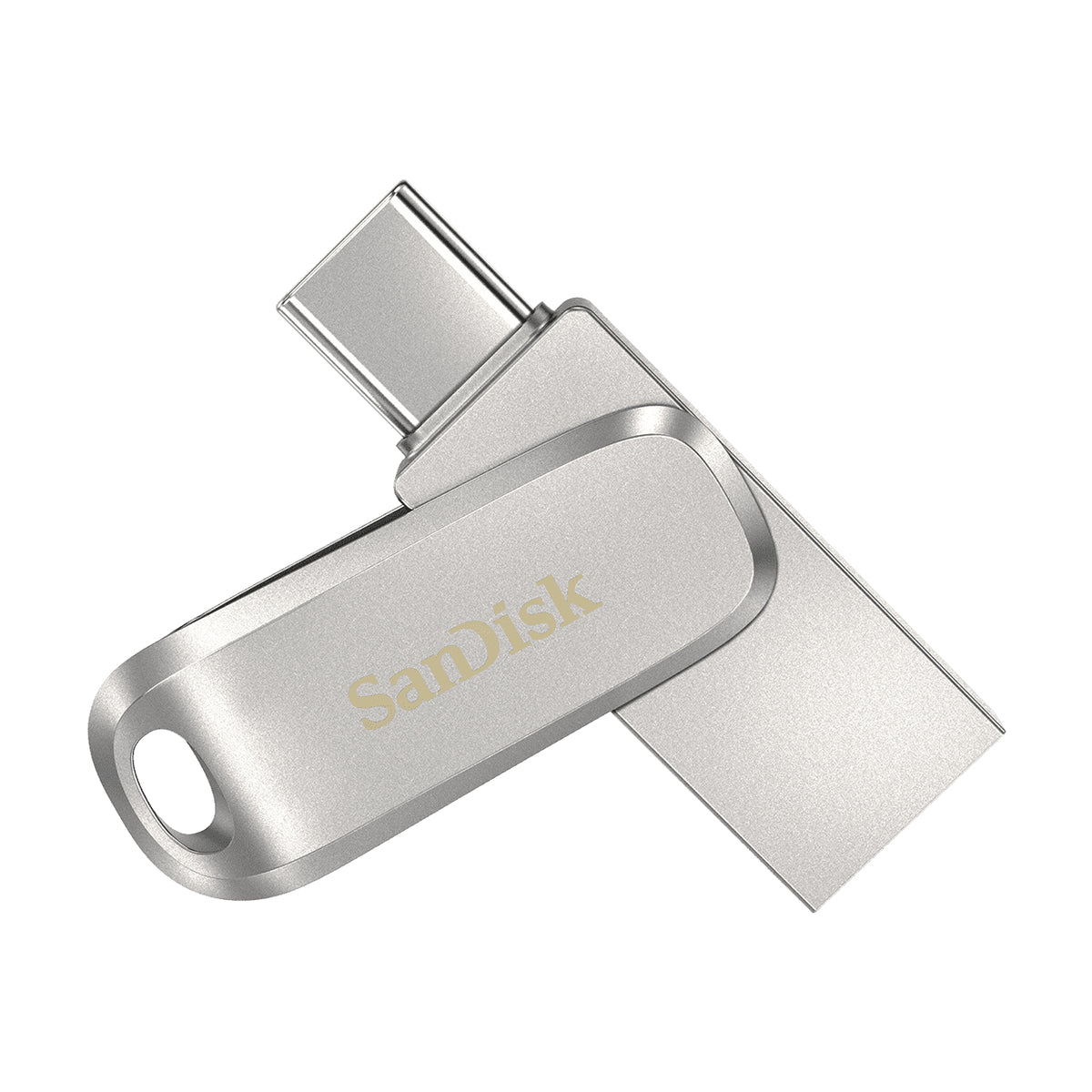 SanDisk Ultra Dual Drive Luxe 32GB USB 3.1 Gen 1 / USB-C USB stick Sølv