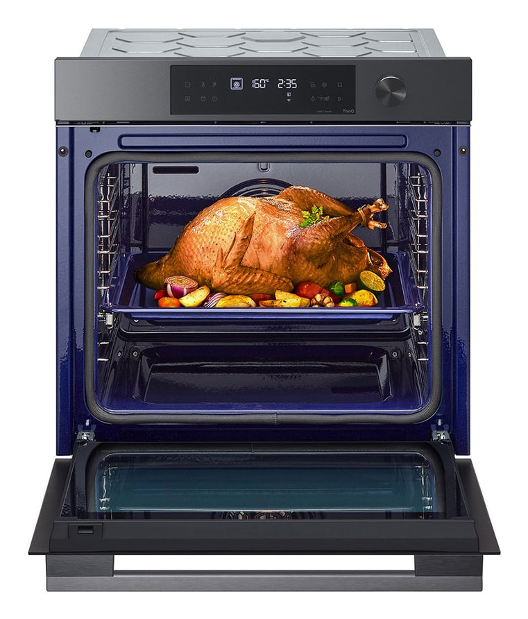 LG WS7D7632WB 76 L Sort, Rustfrit stål