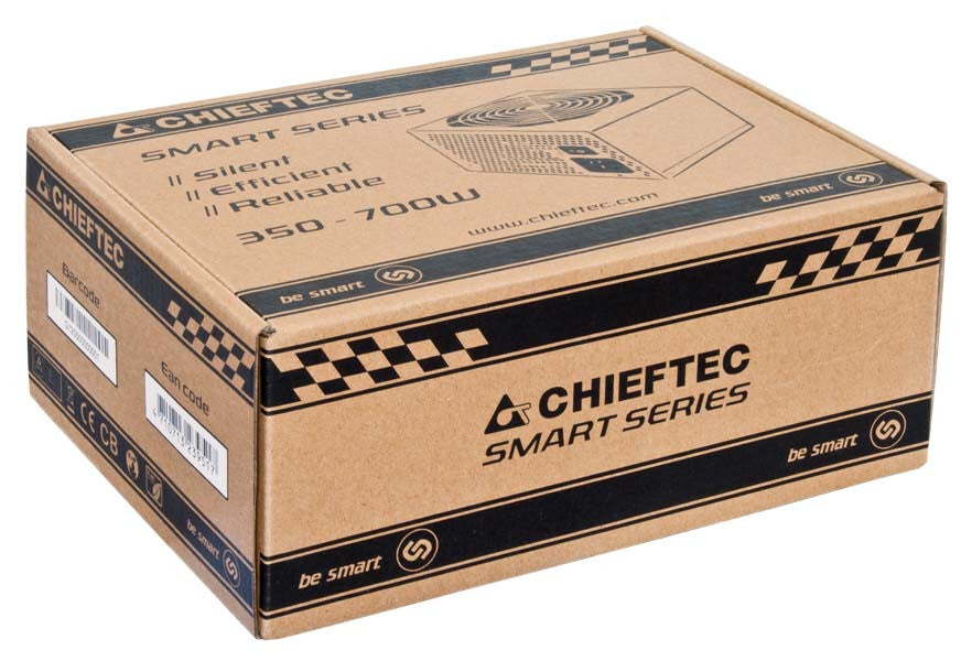 Chieftec Smart GPS-400A8 enhed til strømforsyning 400 W 20+4 pin ATX ATX Sort