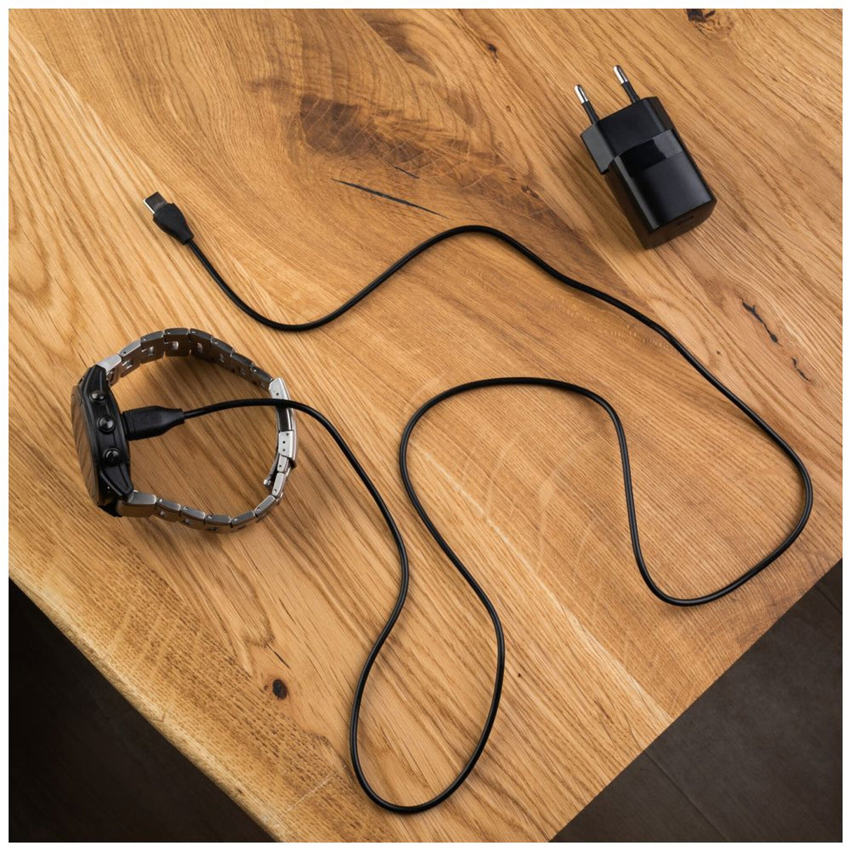 FIXED FIXDW-796-C oplader til mobil enhed SmartWatch Sort USB Indendørs