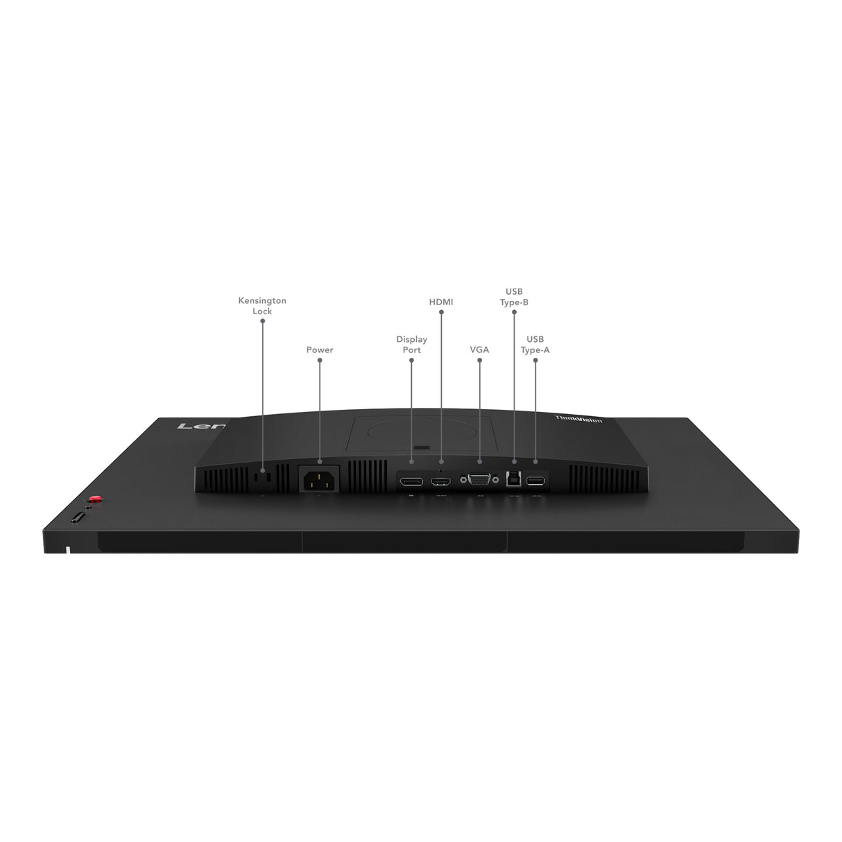 Lenovo ThinkVision T24d-30 LED display 61 cm (24") 1920 x 1200 pixel Fuld HD Sort