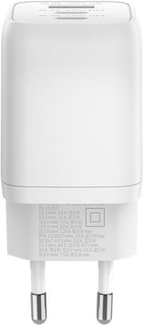 Goobay Multiport GaN Adapter 65Watt 2xUSB-C + 1xUSB-A Hvid