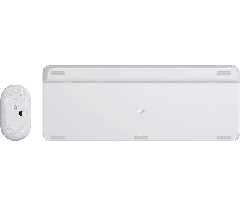 Logitech Slim MK470 tastatur Mus inkluderet Universel RF trådløst QWERTY US International Hvid