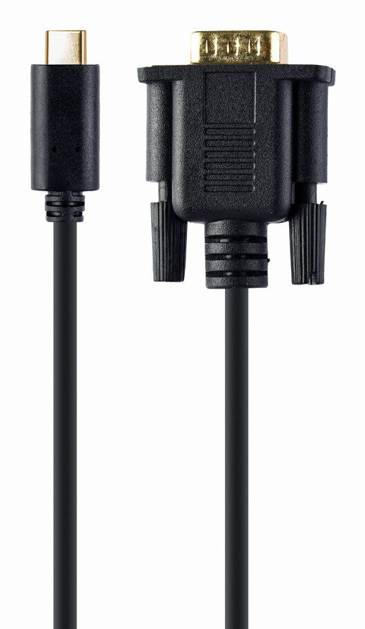 Gembird A-CM-VGAM-01 videokabel adapter 2 m USB C VGA (D-Sub) Sort