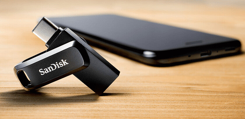 SanDisk Ultra Dual Drive Go USB-nøgle 32 GB USB Type-A / USB Type-C 3.2 Gen 1 (3.1 Gen 1) Sort